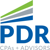 PDR CPAs + Advisors Logotype