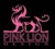 PINK LION Design Logo