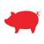 Red Pig Video Logo