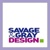 Savage and Gray Design Logo