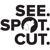 See. Spot. Cut. Logo