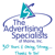 The Advertising Specialists of Maine Logo