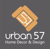 Urban 57 Home Decor & Interior Design Logotype
