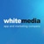 White Media Logo