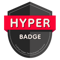 hyper-badge