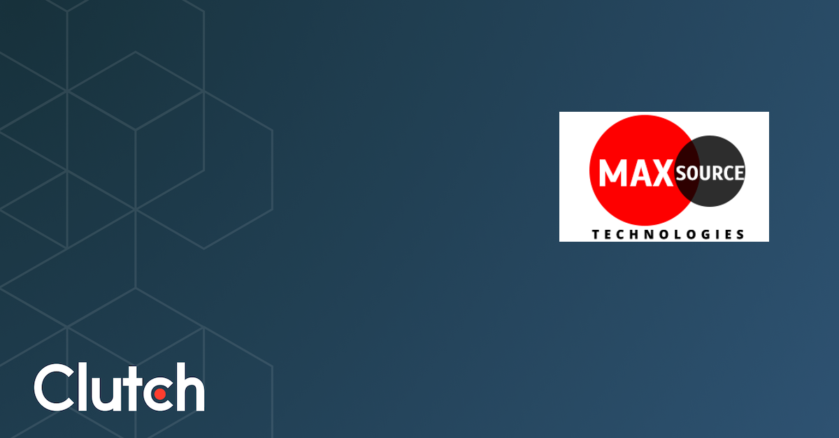 Maxsource Technologies Maxsource Technologies Reviews (1), Pricing, Services & Verified Ratings