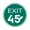 Exit45 Logotype