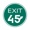 Exit45 Logotype