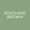 Portland Brown Logotype