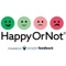 HappyOrNot in Spain – Powered by: PeopleFeedback Logotype